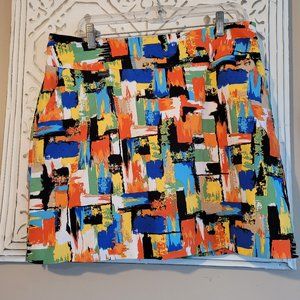 Peck & Peck Golf Skort Multicolor Size 14